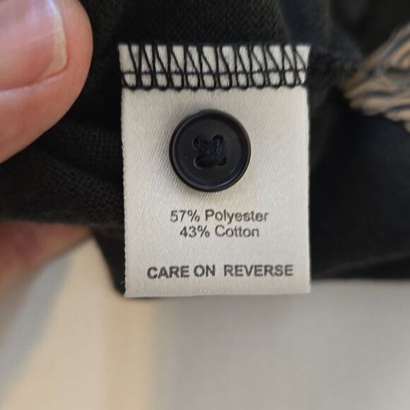 Billy Reid Men's S green/ Black stripes Polyester/cotton Blend Sweater - Picture 8 of 12